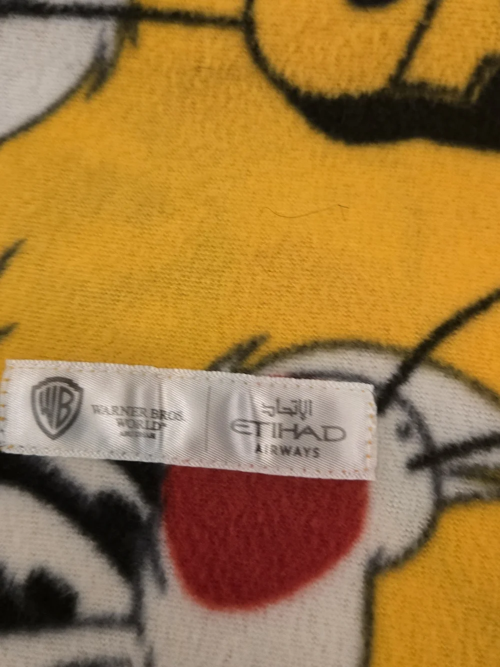 Warner Bros World Abu Dhabi Cartoon Junction Looney Tunes Fleece Blanket